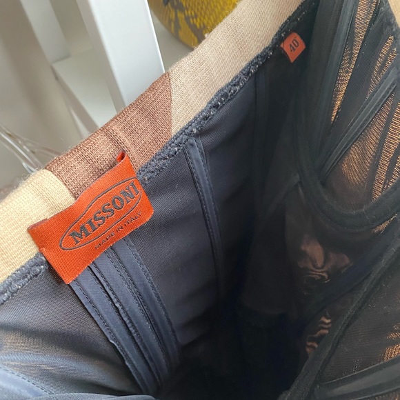 Missoni Beige Colorblock Strapless Mini Dress 🥠 - Picture 7 of 7